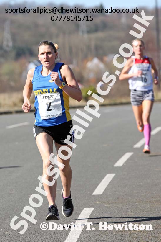 Senior womens Elswick Harriers Good Friday Road Relays. Photo: David T. Hewitson/Sports for All Pics